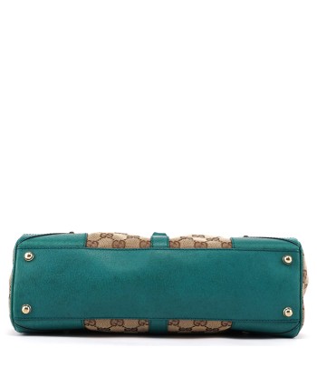 Beige Turquoise GG Jackie Shoulder Bag le concept de la Pate a emporter 