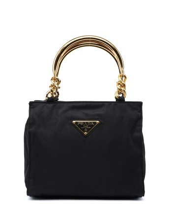 Black Tessuto Metallo Tote store