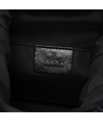 1997 Black Suede GG Shoulder Bag de technologie