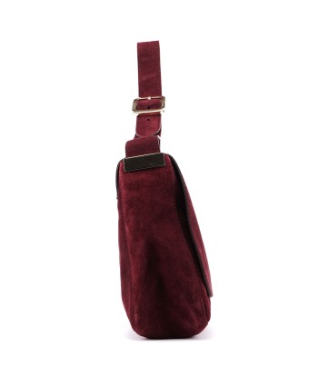 248045 Burgundy Suede GG Shoulder Bag Le MVP de beaucoup