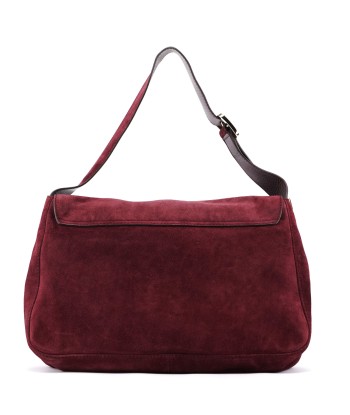 248045 Burgundy Suede GG Shoulder Bag Le MVP de beaucoup