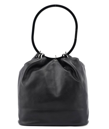 1999 Black Calfskin Ring Bag le des métaux précieux