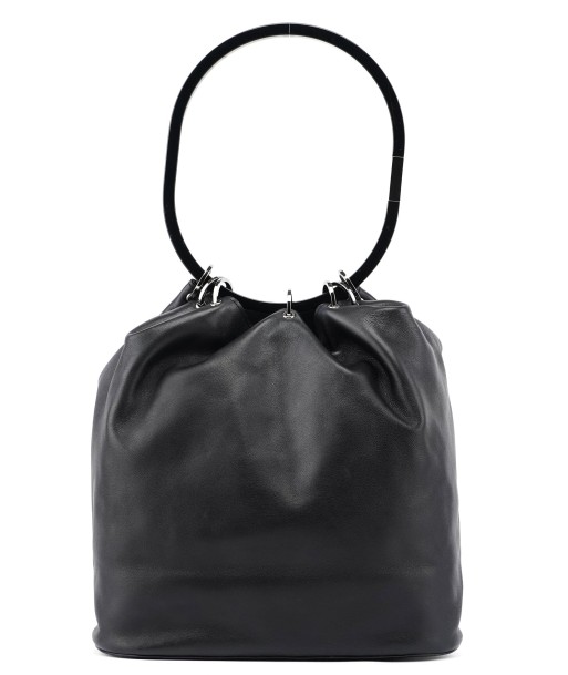 1999 Black Calfskin Ring Bag le des métaux précieux