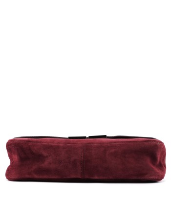 248045 Burgundy Suede GG Shoulder Bag Le MVP de beaucoup