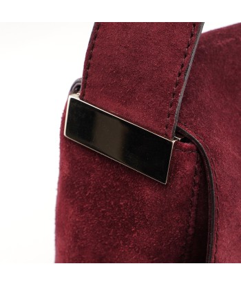 248045 Burgundy Suede GG Shoulder Bag Le MVP de beaucoup