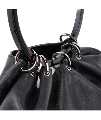 1999 Black Calfskin Ring Bag le des métaux précieux