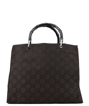 Brown GG Bamboo Tote pas cher