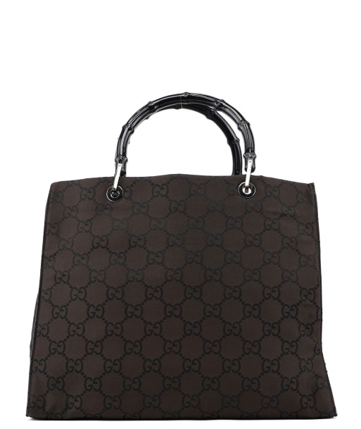 Brown GG Bamboo Tote pas cher