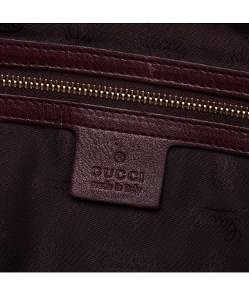 248045 Burgundy Suede GG Shoulder Bag Le MVP de beaucoup