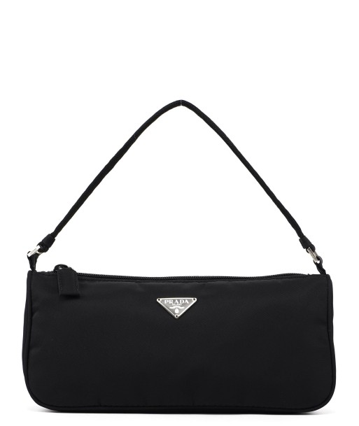 Black Tessuto Mini Hobo Bag en stock