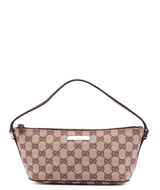 Beige Brown GG Boat Pochette français