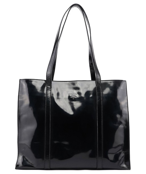 1995 Black Spazzolato Tote Bag le des métaux précieux