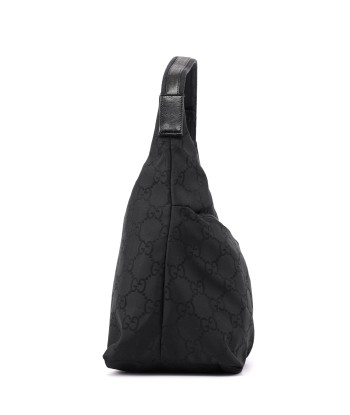 Black GG Dual Pocket Shoulder Bag Fin de série