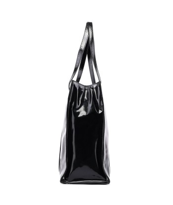 1995 Black Spazzolato Tote Bag le des métaux précieux