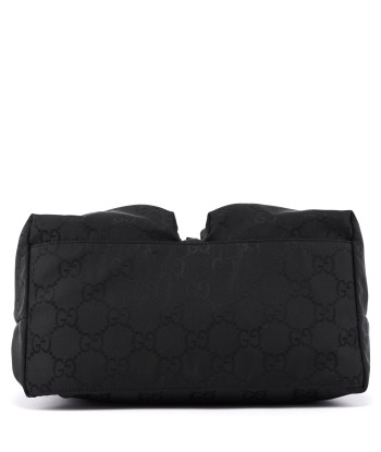 Black GG Dual Pocket Shoulder Bag Fin de série