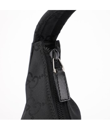 Black GG Dual Pocket Shoulder Bag Fin de série