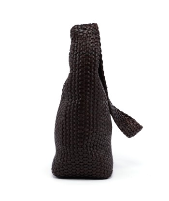 1996 Brown Woven Bamboo 2-Way Bag commande en ligne