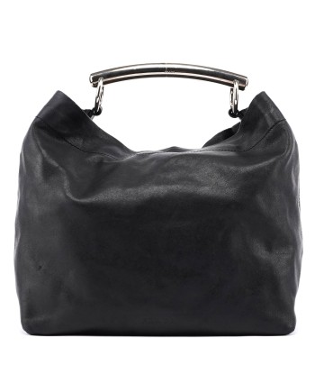 Black Vitello Metal Hobo Shoulder Bag suggérées chez