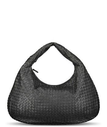 Large Black Metallic Veneta Hobo Bag Profitez des Offres !