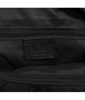 Black GG Dual Pocket Shoulder Bag Fin de série