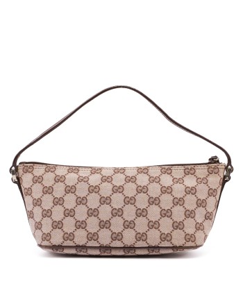 Beige Brown GG Boat Pochette français