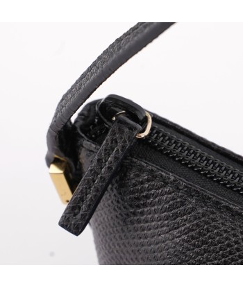 250001 Black Lizard Embossed Boat Pochette ouvre sa boutique