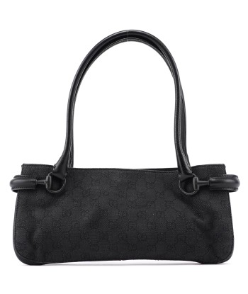 101345 Black GG Horsebit Tote pas chere