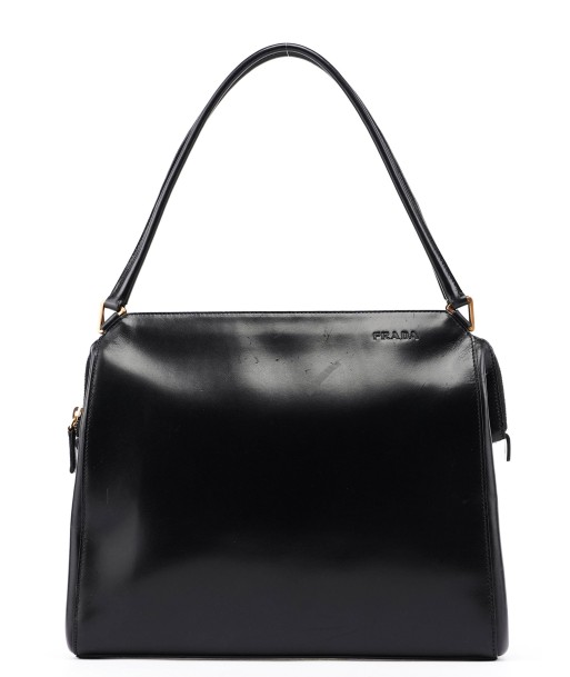 Black Vitello Chic Shoulder Bag 2023