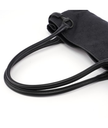 101345 Black GG Horsebit Tote pas chere