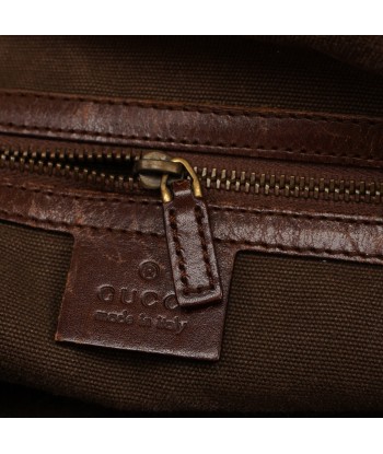 2003 Brown Canvas Bamboo Bag les muscles