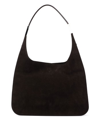 Brown Suede Hobo Shoulder Bag 2024