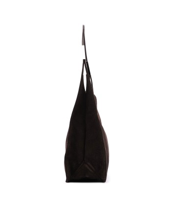 Brown Suede Hobo Shoulder Bag 2024