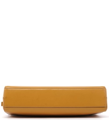 B11028 Yellow Leather Chic Shoulder Bag de France