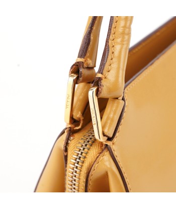 B11028 Yellow Leather Chic Shoulder Bag de France