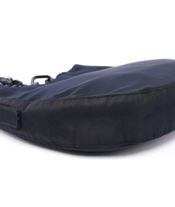 Navy Tessuto Plastic Shoulder Bag Véritable concentré