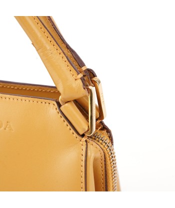 B11028 Yellow Leather Chic Shoulder Bag de France