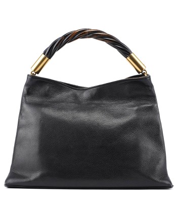 110177 Black Calfskin Knot Handle Bag suggérées chez