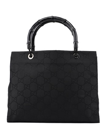 002 1016 Black GG Bamboo Tote vous aussi creer 