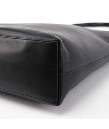 Black Calfskin Bamboo Shoulder Bag shop