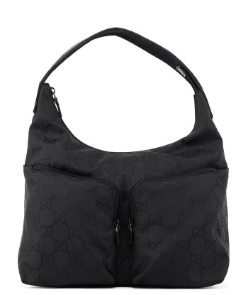 Black GG Dual Pocket Shoulder Bag une grave pollution 