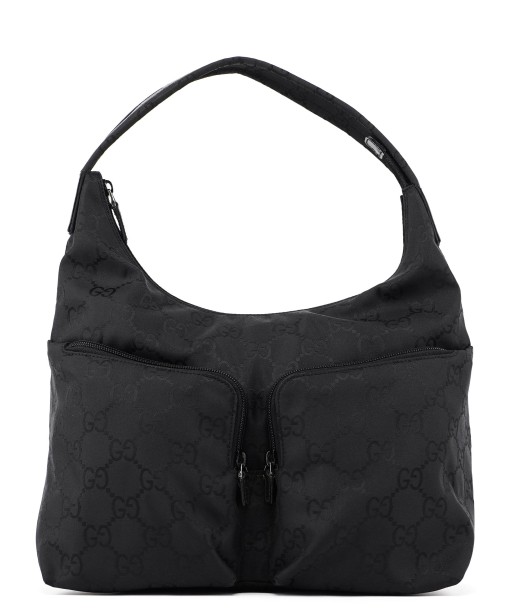 Black GG Dual Pocket Shoulder Bag une grave pollution 