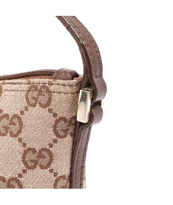 Beige Brown GG Boat Pochette français