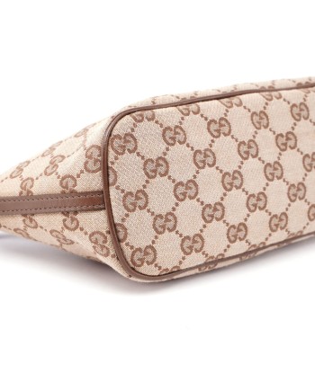 Beige Brown GG Boat Pochette français