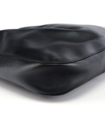 Black Calfskin Drawstring Shoulder Bag acheter en ligne