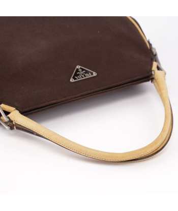 Brown Canvas Ostrich Chic Bag en ligne des produits 