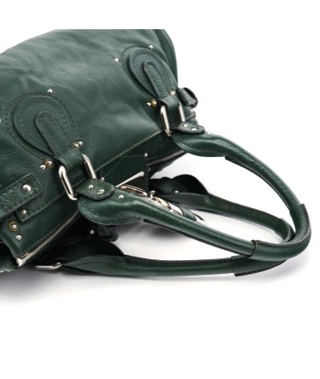 Green Leather Paddington Shoulder Bag En savoir plus