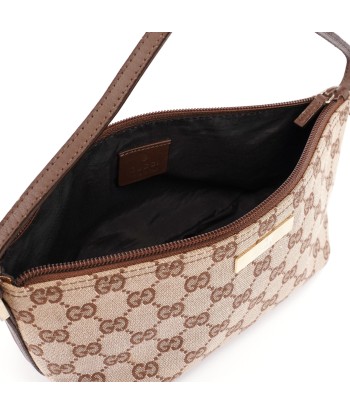 Beige Brown GG Boat Pochette français