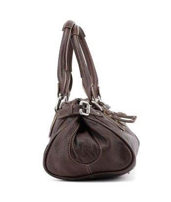 Brown Leather Paddington Shoulder Bag Amélioration de cerveau avec