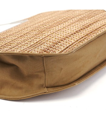 Beige Raffia Metal Handle Bag JUSQU'A -70%! 