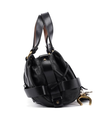 Black Leather Kerala Bag sur le site 